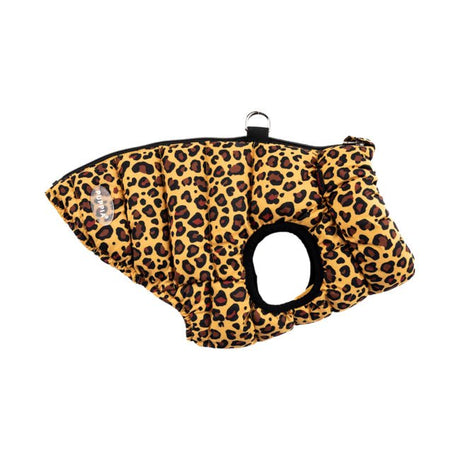 Puppia Wild Puffer Vest Harness Jumper Brown Hondenkleding > hondenjas Small