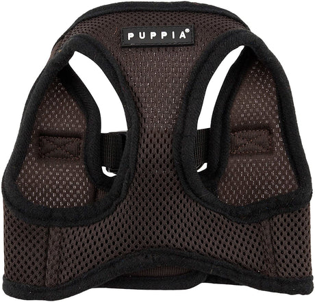 Puppia Soft Vest Harness model B brown hondentuig > honden harnas > model B X - Small