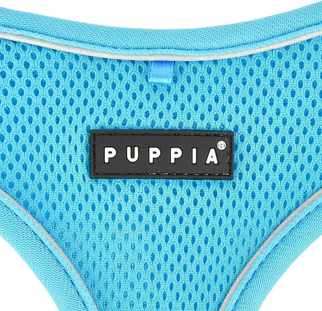 Puppia Soft Harness PRO model A Skyblue hondentuig > honden harnas > model A Small