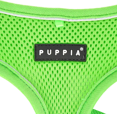 Puppia Soft Harness PRO model A Green hondentuig > honden harnas > model A Small