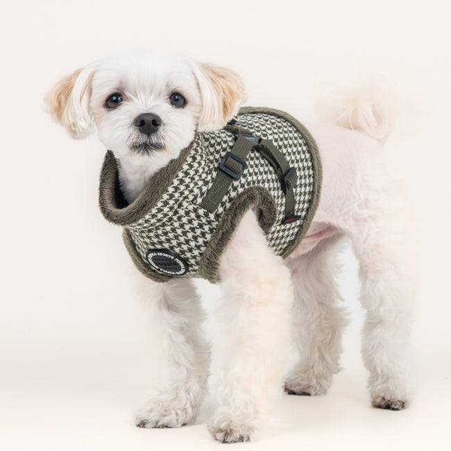 Puppia Chic Hound Vest Harness – Model V Khaki