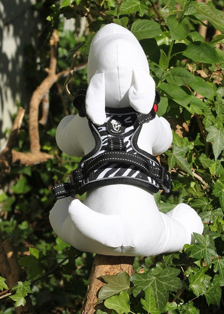 Frenkiez reflective Y tuig no pull dogharness Zebra hondentuig > honden harnas > Y tuigen X - Small