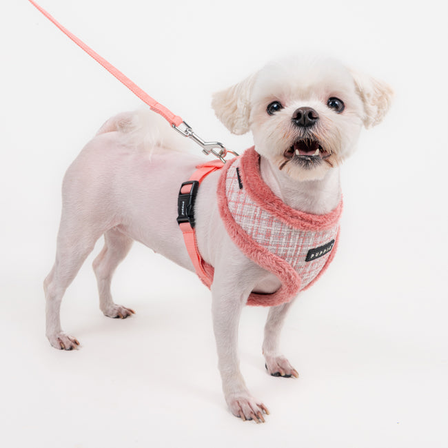 Puppia Oscar Harness model A Indian Pink