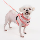 Puppia Oscar Harness model A Indian Pink