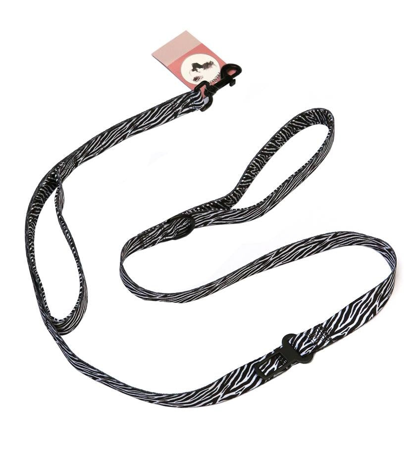 Frenkiez reflective dog leash zebra - Premium hondenriem > hondenlijn from Frenkiez - Just €18.99! Shop now at Frenkiezdogshop