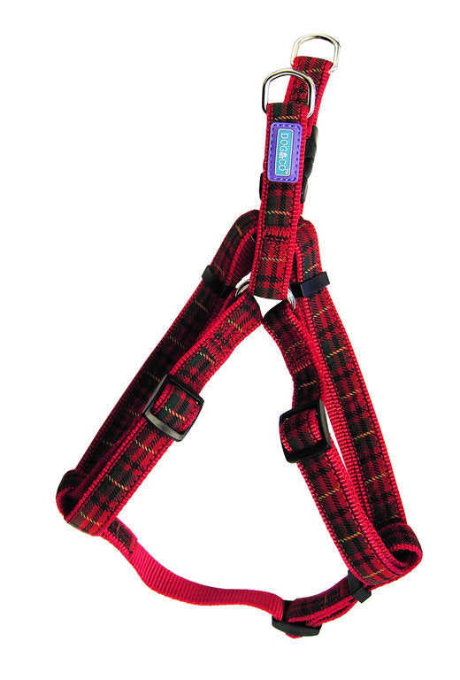 HemAndBoo red tartan adjustable dog harness - Premium hondentuig > honden harnas from HemAndBoo - Just €11.99! Shop now at Frenkiezdogshop