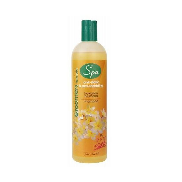 Spa Groomers Formula Hawaiian Plumeria Shampoo - Premium Hondenshampoo > Vachtverzorging from Petsilk - Just €12.99! Shop now at Frenkiezdogshop