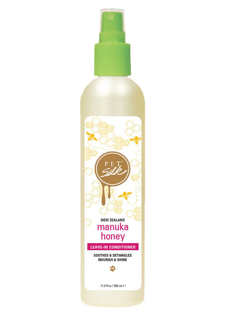 Pet Silk Manuka Honey Leave-in Conditioner - Premium Hondenconditioner > anti-klitspray from Petsilk - Just €19.99! Shop now at Frenkiezdogshop