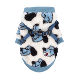 Puppia Max Hoody Jacket Harness Blue- Warm Hondenjasje met Geïntegreerd Tuig