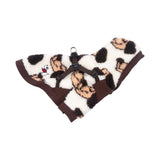 Puppia Max Hoody Jacket Harness Brown - Warm Hondenjasje met Geïntegreerd Tuig