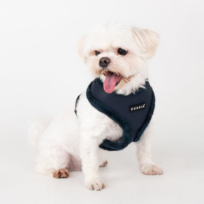 Puppia Wynter Harness model A Navy hondentuig > honden harnas > model A Small