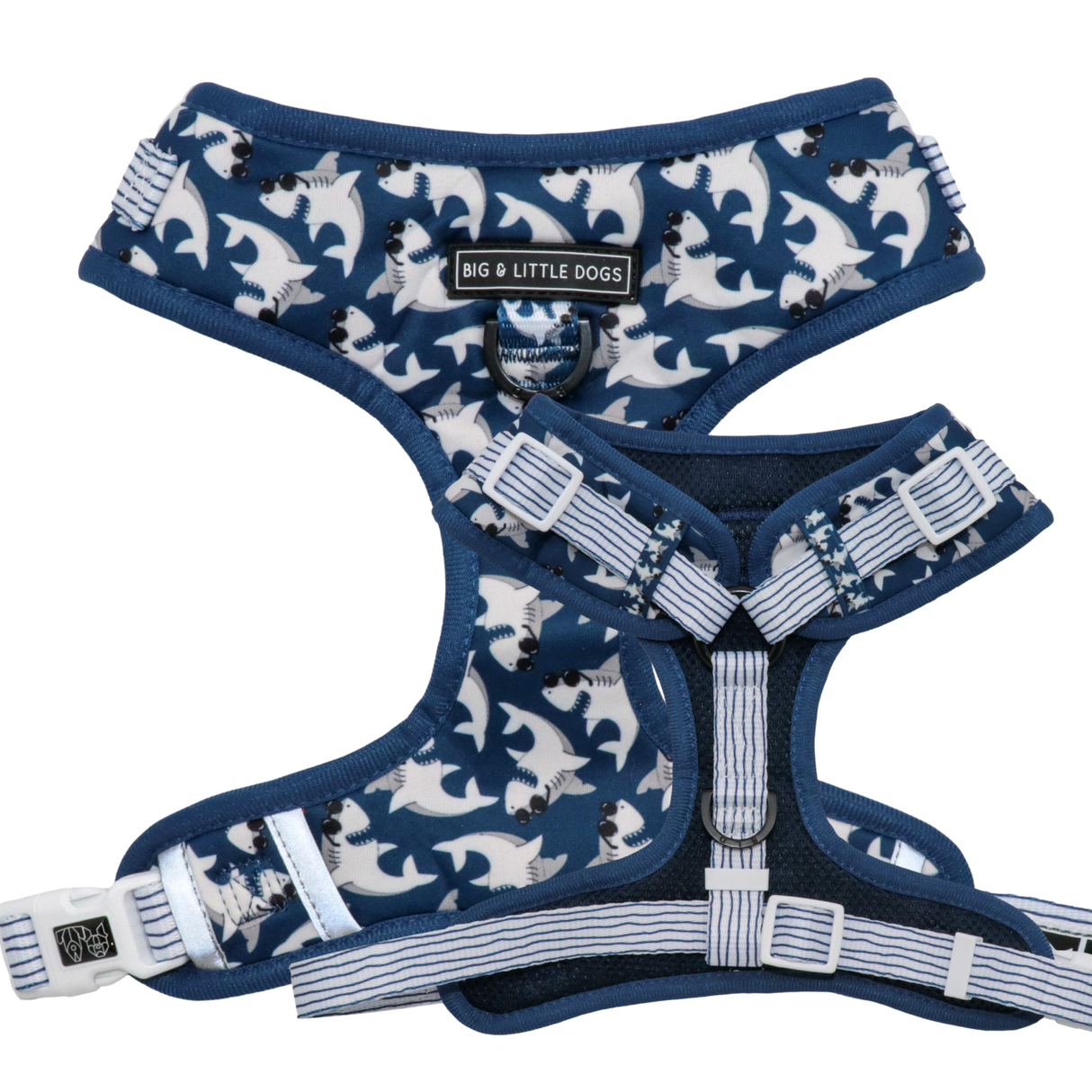 Big and Little Dogs Adjustable Dog Harness  Bite Me (Blue Version) - Premium hondentuig > honden harnas from Big and Little Dogs - Just €26.99! Shop now at Frenkiezdogshop