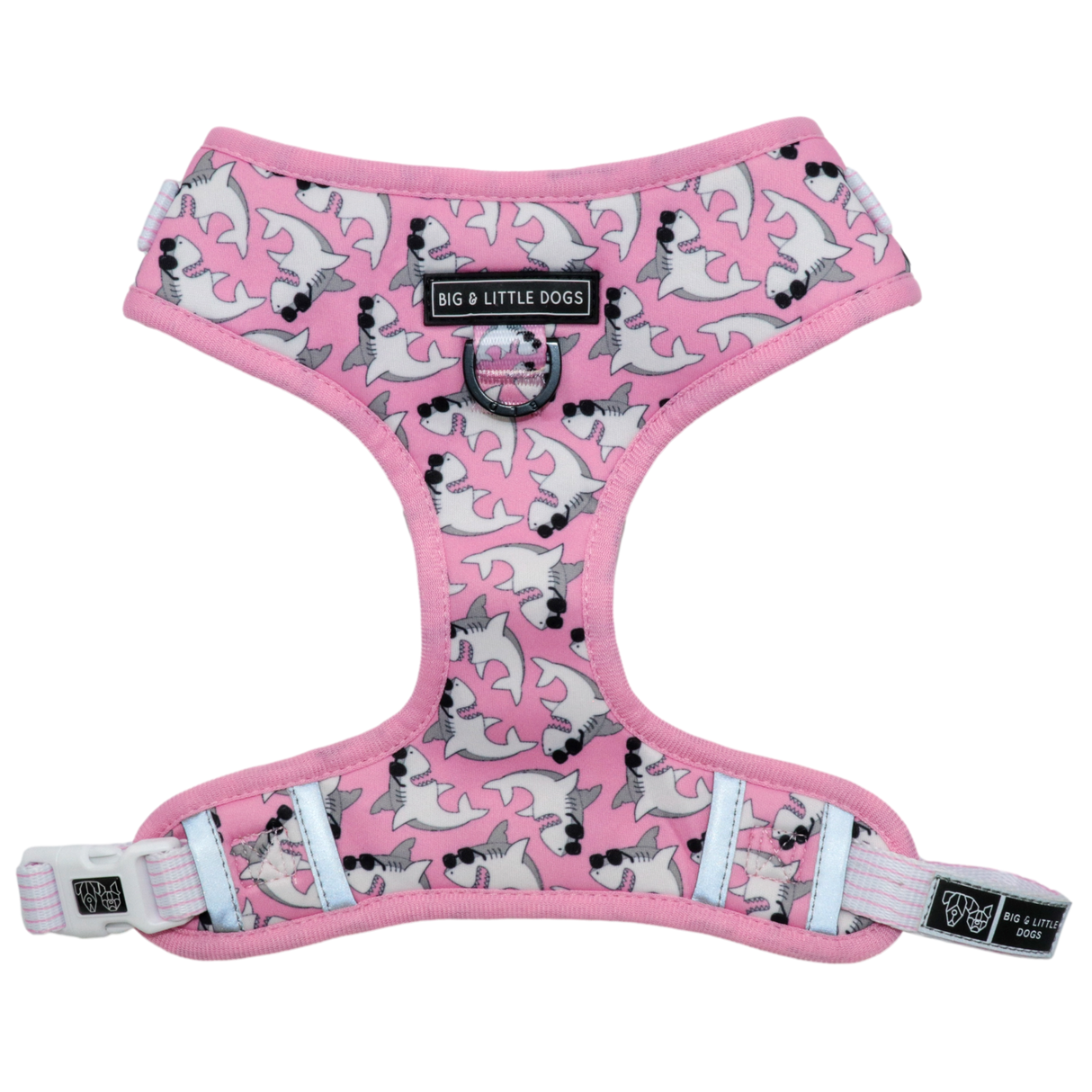 Big and Little Dogs Adjustable Dog Harness Bite Me (Pink Version) - Premium hondentuig > honden harnas from Big and Little Dogs - Just €28.99! Shop now at Frenkiezdogshop