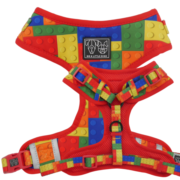 Big and Little Dogs Adjustable Dog Harness Blocktastic ( XXS ) - Premium hondentuig > honden harnas from Big and Little Dogs - Just €19.99! Shop now at Frenkiezdogshop