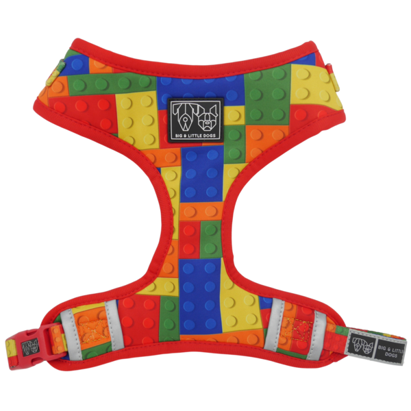 Big and Little Dogs Adjustable Dog Harness Blocktastic ( XXS ) - Premium hondentuig > honden harnas from Big and Little Dogs - Just €19.99! Shop now at Frenkiezdogshop