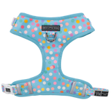 Big and Little Dogs Adjustable dog harness Blue Confetti - Premium hondentuig > honden harnas from Big and Little Dogs - Just €19.99! Shop now at Frenkiezdogshop