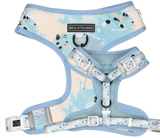 Big and Little Dogs Adjustable dog harness Blue Splatter Terrazzo - Premium hondentuig > honden harnas from Big and Little Dogs - Just €25.99! Shop now at Frenkiezdogshop