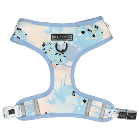 Big and Little Dogs Adjustable dog harness Blue Splatter Terrazzo - Premium hondentuig > honden harnas from Big and Little Dogs - Just €25.99! Shop now at Frenkiezdogshop