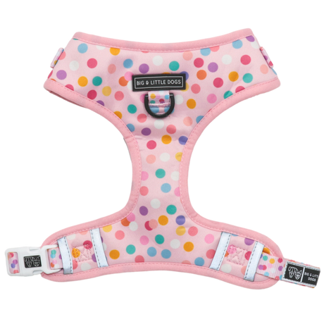 Big and Little Dogs Adjustable Harness Pink Confetti ( XLARGE) - Premium hondentuig > honden harnas from Big and Little Dogs - Just €19.99! Shop now at Frenkiezdogshop