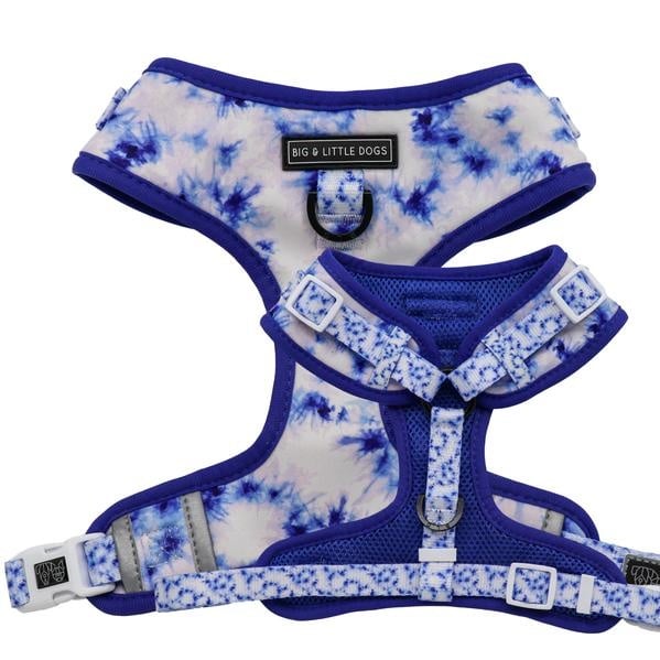 Big and Little Dogs Adjustable Dog Harness Blue Tie Dye ( XLARGE) - Premium hondentuig > honden harnas from Big and Little Dogs - Just €24.99! Shop now at Frenkiezdogshop