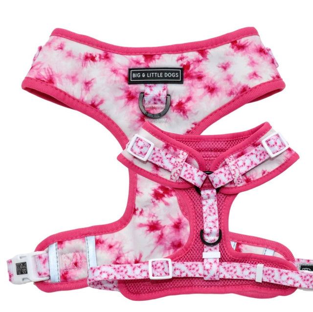 Big and Little Dogs Adjustable Harness Pink Tie Dye ( S, L & XL ) - Premium hondentuig > honden harnas from Big and Little Dogs - Just €19.99! Shop now at Frenkiezdogshop