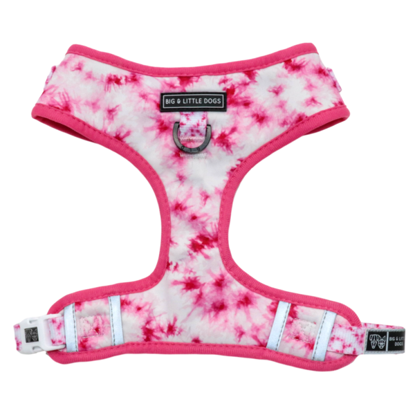 Big and Little Dogs Adjustable Harness Pink Tie Dye ( S, L & XL ) - Premium hondentuig > honden harnas from Big and Little Dogs - Just €19.99! Shop now at Frenkiezdogshop