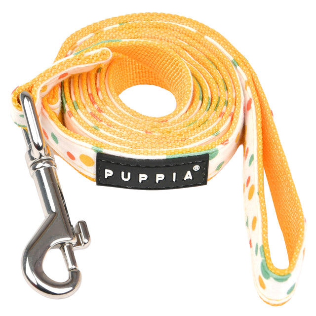 Puppia Vinca Lijn Yellow - Premium hondenriem > hondenlijn from Puppia - Just €17.99! Shop now at Frenkiezdogshop