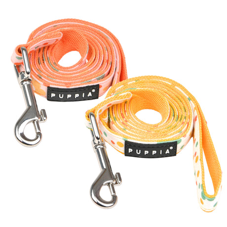 Puppia Vinca Lijn Orange - Premium hondenriem > hondenlijn from Puppia - Just €17.99! Shop now at Frenkiezdogshop