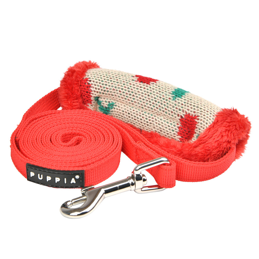 Puppia Cheryl Lijn Red - Premium hondenriem > hondenlijn from Puppia - Just €16.99! Shop now at Frenkiezdogshop