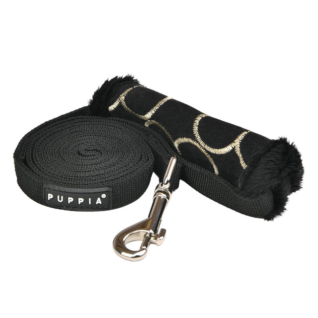 Puppia Florent Lijn Black - Premium hondenriem > hondenlijn from Puppia - Just €16.99! Shop now at Frenkiezdogshop