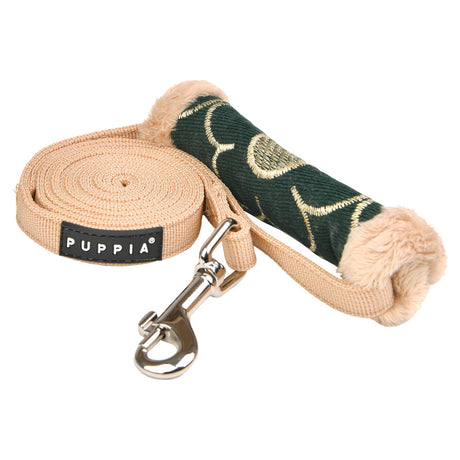 Puppia Florent Lijn Khaki - Premium hondenriem > hondenlijn from Puppia - Just €16.99! Shop now at Frenkiezdogshop