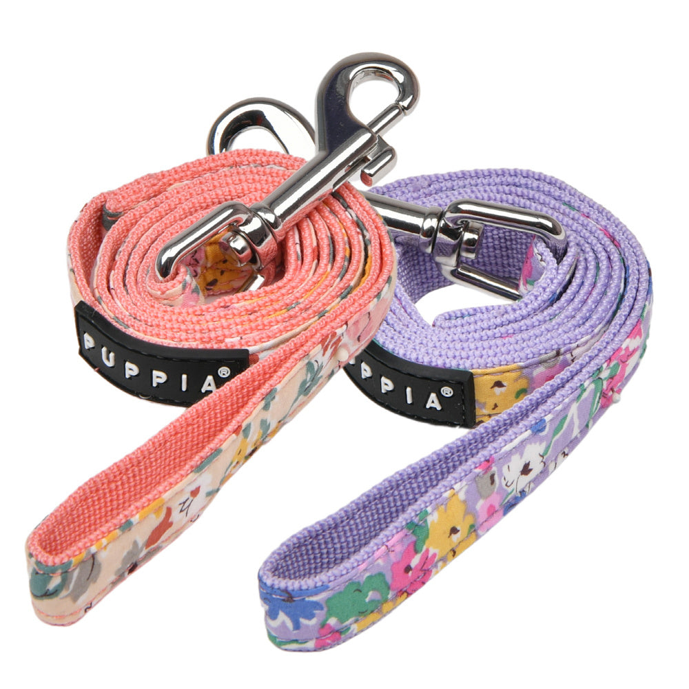 Puppia Lita Lijn Pink - Premium hondenriem > hondenlijn from Puppia - Just €16.99! Shop now at Frenkiezdogshop