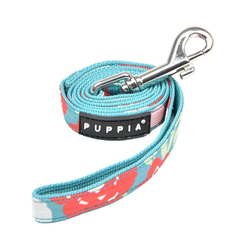 Puppia Alyssa Lijn Aqua - Premium hondenriem > hondenlijn from Puppia - Just €16.99! Shop now at Frenkiezdogshop