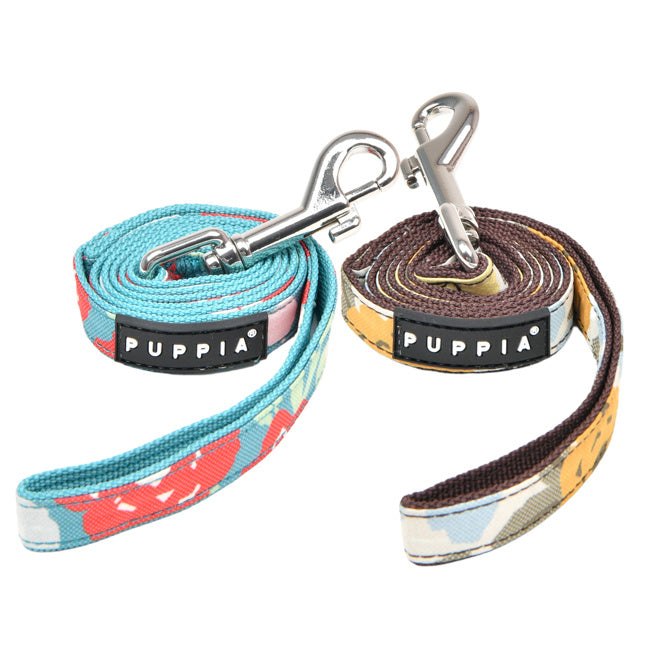 Puppia Alyssa Lijn Aqua - Premium hondenriem > hondenlijn from Puppia - Just €16.99! Shop now at Frenkiezdogshop