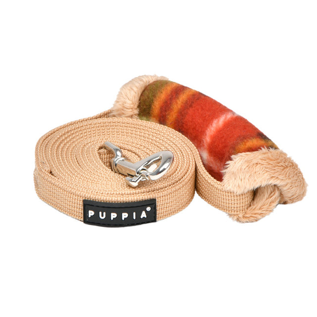 Puppia Norman Lijn Beige - Premium hondenriem > hondenlijn from Puppia - Just €19.99! Shop now at Frenkiezdogshop