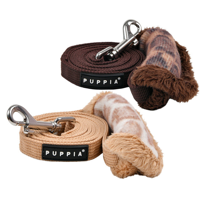 Puppia Kovo Lijn Beige - Premium hondenriem > hondenlijn from Puppia - Just €18.99! Shop now at Frenkiezdogshop