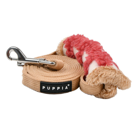 Puppia Stefan Lijn Coral - Premium hondenriem > hondenlijn from Puppia - Just €18.99! Shop now at Frenkiezdogshop