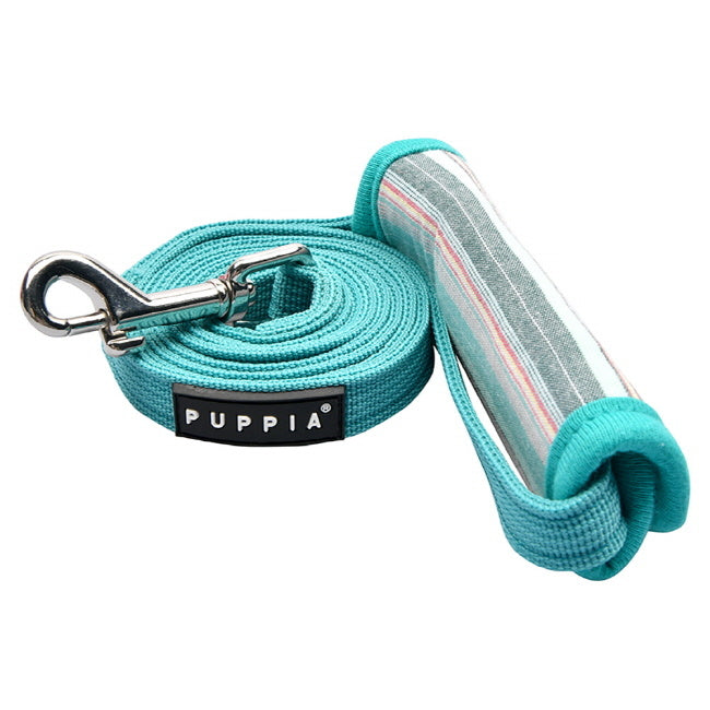 Puppia Theros Lijn Aqua - Premium hondenriem > hondenlijn from Puppia - Just €18.99! Shop now at Frenkiezdogshop