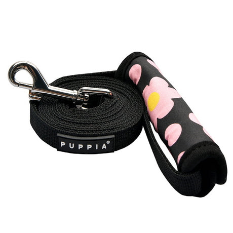 Puppia Bacopas Lijn Black - Premium hondenriem > hondenlijn from Puppia - Just €18.99! Shop now at Frenkiezdogshop