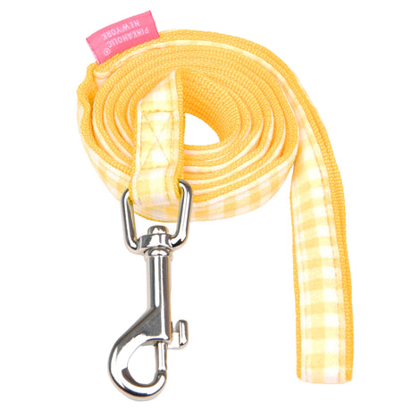 Pinkaholic Alaia Leash Yellow - Premium hondenriem > hondenlijn from Pinkaholic - Just €15.99! Shop now at Frenkiezdogshop