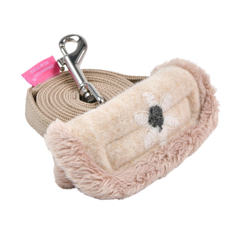 Pinkaholic Nanala Leash Beige - Premium hondenriem > hondenlijn from Pinkaholic - Just €18.99! Shop now at Frenkiezdogshop