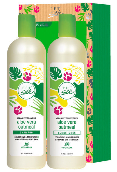 Pet Silk Aloe Vera Oatmeal Conditioner - Premium Hondenconditioner > Cremespoeling from Petsilk - Just €19.99! Shop now at Frenkiezdogshop