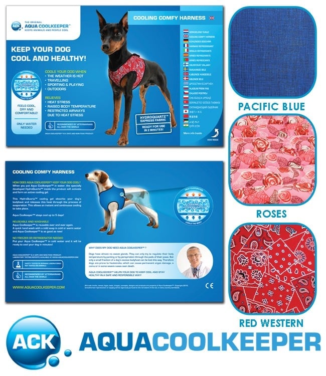 Animal Gear Aqua Coolkeeper Comfy Harness - Premium Cooling > Koelvest from Doxtasy/Animal Gear - Just €14.99! Shop now at Frenkiezdogshop