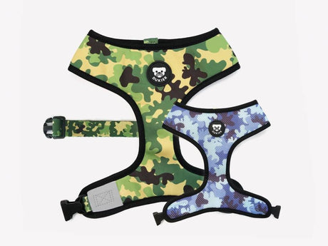 Dukier Reversible Harness Camo - Premium hondentuig > honden harnas from Dukier - Just €23.99! Shop now at Frenkiezdogshop