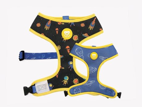 Dukier Reversible Harness Space - Premium hondentuig > honden harnas from Dukier - Just €22.99! Shop now at Frenkiezdogshop