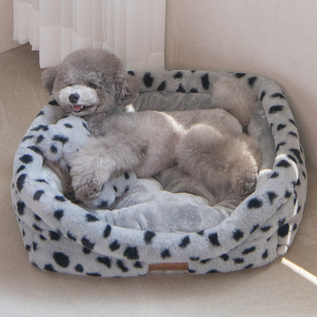 Pinkaholic  Jacinta Square Bed hondenmand grey - Premium hondenmand > hondenbed from Pinkaholic - Just €84.99! Shop now at Frenkiezdogshop