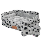 Pinkaholic  Jacinta Square Bed hondenmand grey - Premium hondenmand > hondenbed from Pinkaholic - Just €84.99! Shop now at Frenkiezdogshop