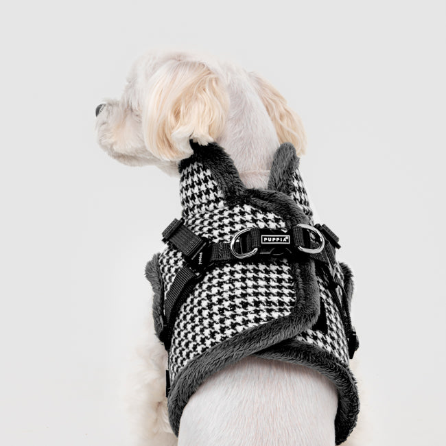 Puppia Chic Hound Vest Harness – Model V Black