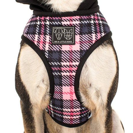 Big and Little Dogs Hoody Harness Pretty In Pink ( XSMALL ) hondentuig > honden harnas > model A X - Small