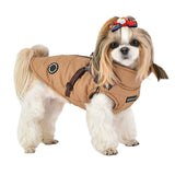 Puppia Mountaineer Jacket Harness Beige - Premium Hondenkleding > hondenjas from Puppia - Just €66.99! Shop now at Frenkiezdogshop